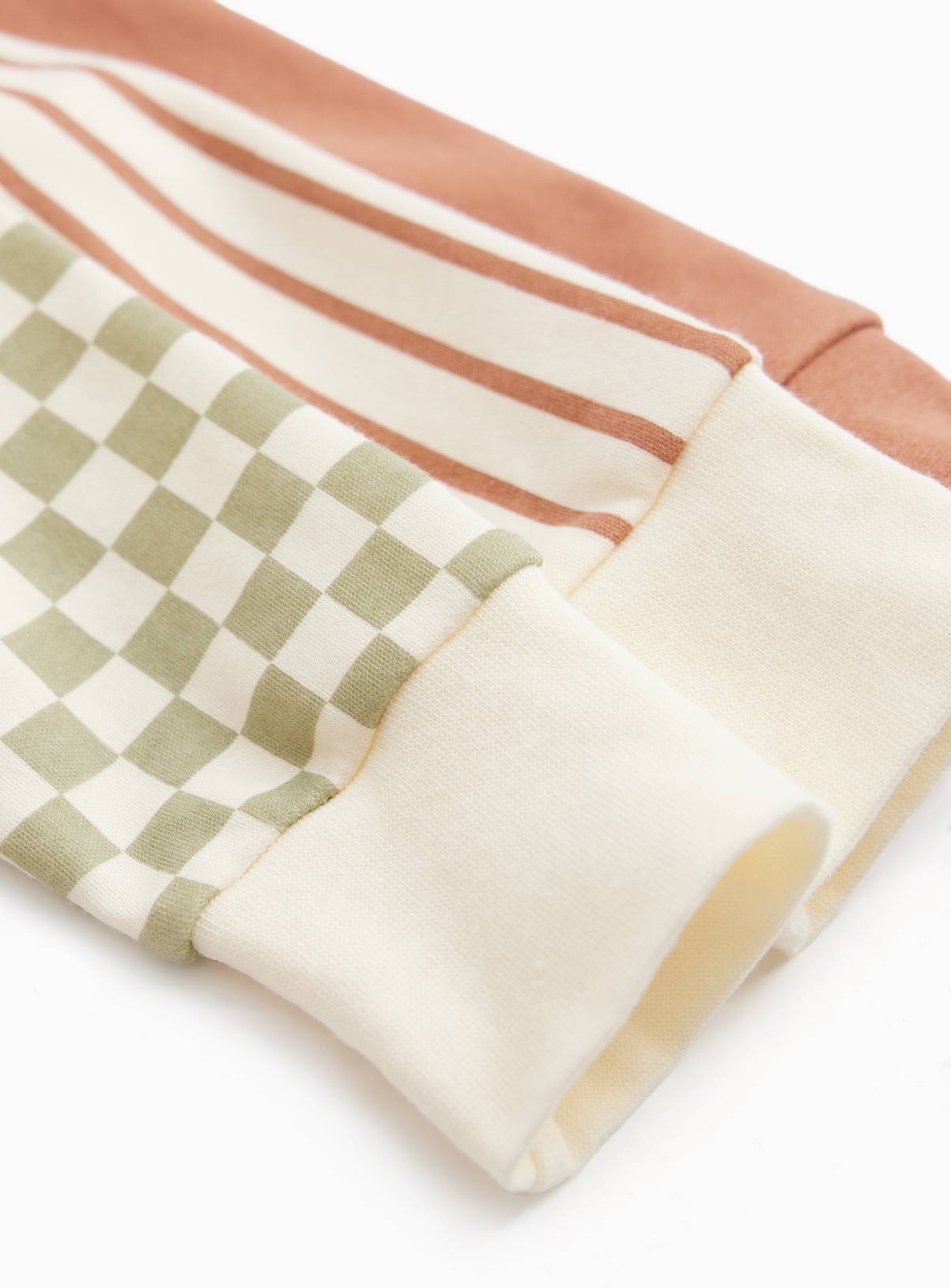 Matcha Print Grow with Me Cuffs & Hems Sleepsuits 5 Pack  Newborn - Image 2